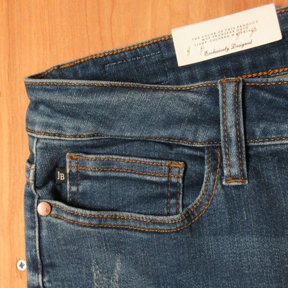 JUDY BLUE High Waist Flare Fit Jeans JB88172 Sz 13/31 Wide Leg Stretch Denim NWT - Picture 6 of 16